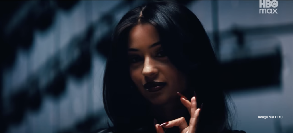 Maddy Perez flashing an okay hand sign in Euphoria Season 3 Episode 5